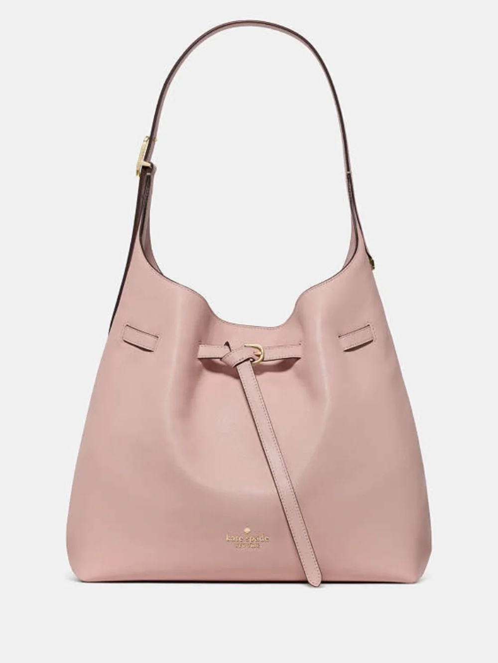 Kate Spade New York 454 Belted Large Shoulder Bag Rose Smoke